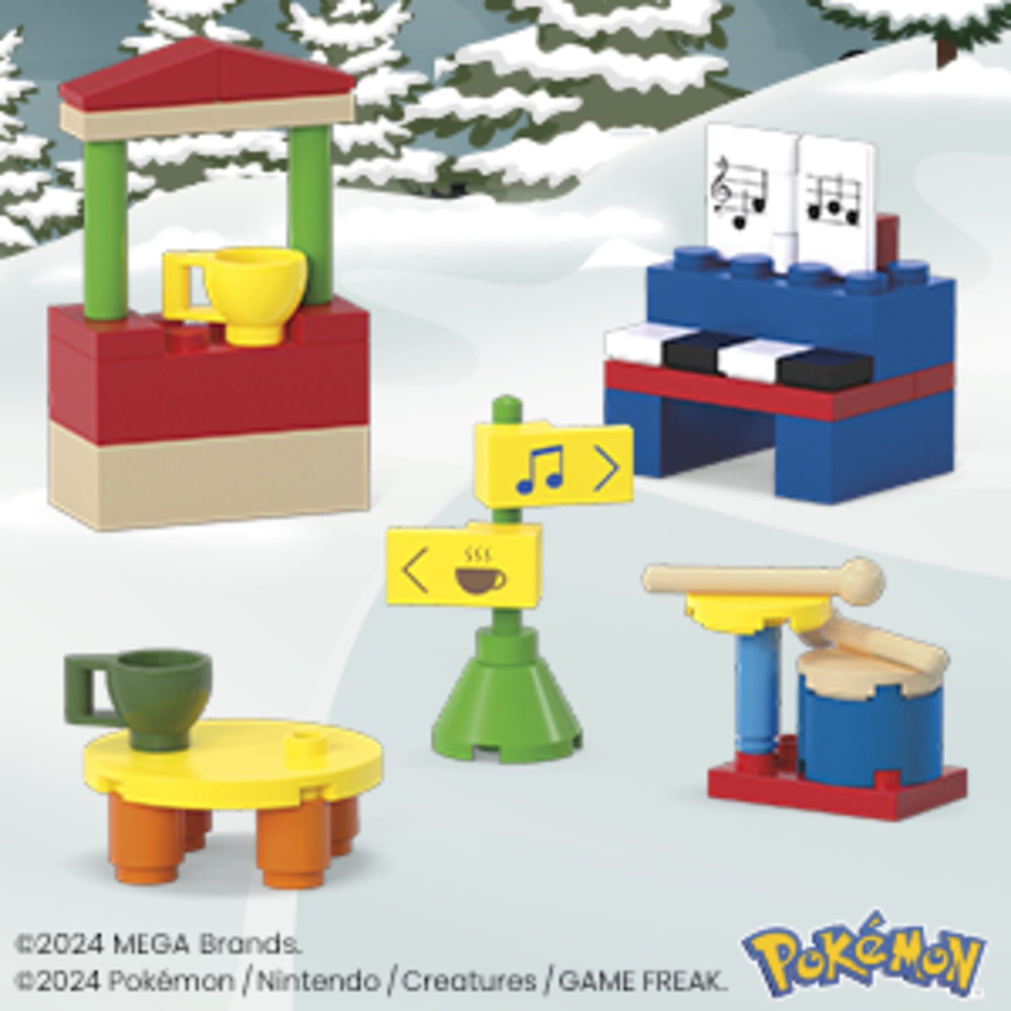 Mega Bloks - Pokemon Holiday Calendar, 202 Piece Building Toy Set