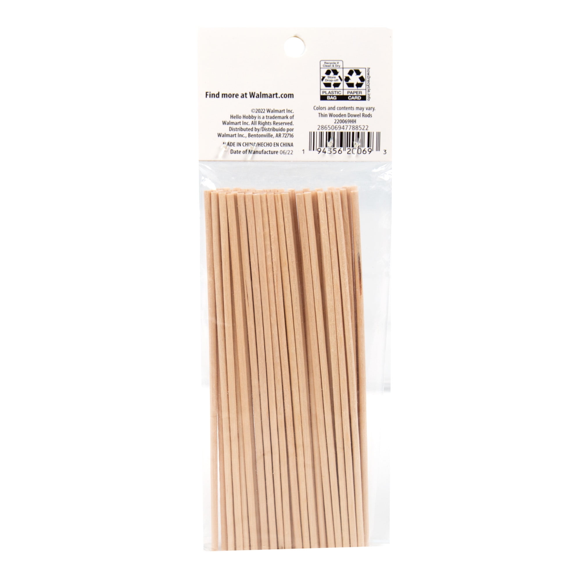 Hardwood Dowel - Over 1, Hobby Lobby