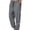 Grey, variant on Men's Casual Pants - Lightweight Relaxed Fit, Polyester, Summer/Fall, Easy Care, Sizes L-XXXXXL (Waist 72-87cm)
