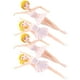 thumbnail image 4 of KAKOWELY 4 piezas de bailarina para cupcakes, decoración para tarta de bailarina, adorno de ballet, 4 of 4