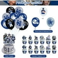 thumbnail image 2 of Ezcpigei Cowboys Party Supplies, SSF20 Dallas Soccer Party Decorations with Banner, Cake Toppers, Balloons for Birthday Celebrations, 2 of 3
