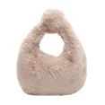 thumbnail image 3 of Bolso de mano Mao Mao, bolso de mano de moda para mujer, bolso de mano versátil para llevar a mano, bolso de felpa para otoño e invierno, 3 of 5