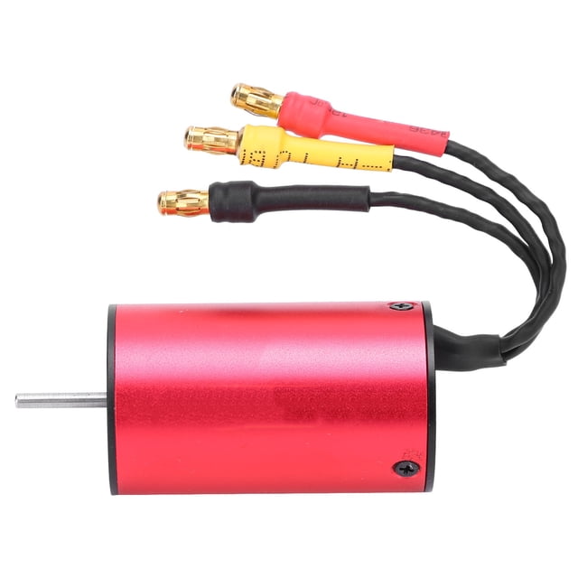 Motor RC motor sin escobillas RC de suavidad roja estable y confiable para RC sin escobillas para automóvil Accesorio RC RC sin escobillas Ship 1/18 RC Car Fugacal Otros