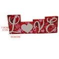 thumbnail image 3 of Vikakiooze Valentine's Day Love Wooden Blocks Heart Love Wooden Signs Tabletop Decorations, 3 of 5