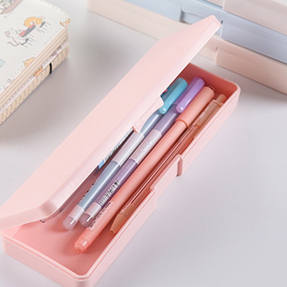 matoen Frosted Solid Color Stationery Box Creative Desktop Pencil Box Storage Box