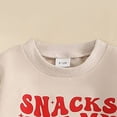 thumbnail image 4 of mgoYE Baby Boy Clothes 12-18 Months Baby Boy Fall Clothes Set Long Sleeve Letter Print Sweatshirt Pants Toddler Infant Outfits 6 12 18 24 Months 2T(Beige,18-24 Months), 4 of 6