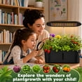 thumbnail image 5 of VOLIVO Indoor Hydroponic Growing System, 10 Pods Plant Germination Kit and 3.6L Water Tank, Auto Timer LED Grow Light for Herbs & Vegetables, 5 of 7