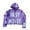 Purple, variant on Men and Women Letter Pattern Zipper Hoodies Street Fashion Sweatshirt Neutral Hop Casual Graffiti Printed Jackets Purple XL