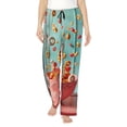 thumbnail image 1 of Fotbe Floating Colorful Cereal Pantalones de Pijama para Mujer, Pantalones de Dormir, Pantalones Pj con Cordón y Bolsillos-3X-Large, 1 of 6
