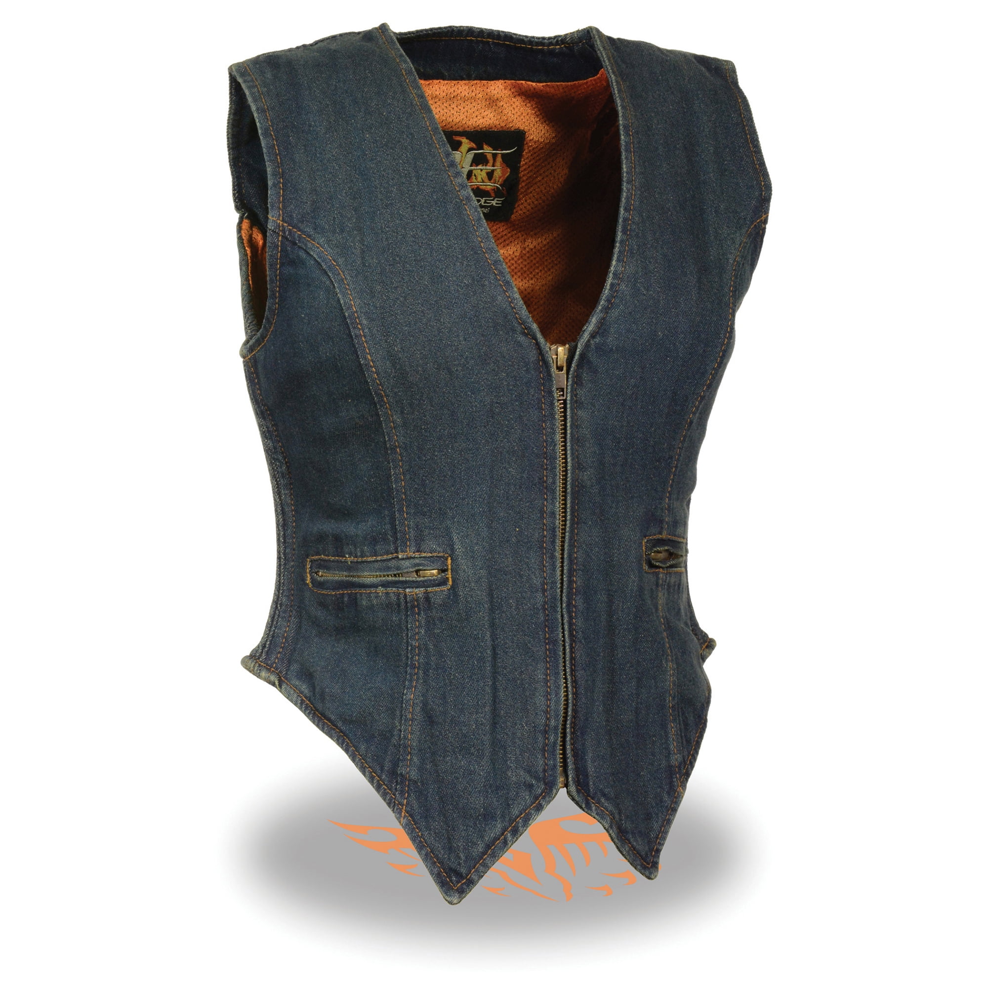 walmart womens denim vest