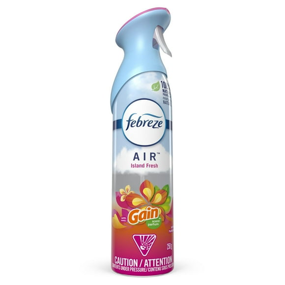 Febreze Odor-Fighting Air Freshener with Gain Island Fresh Scent, 1 Count, 250 g