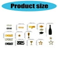 thumbnail image 3 of Glittering Confetti Graduation Photo Gold Black Blue Party Throw Decoration for Festivities, 3 of 12