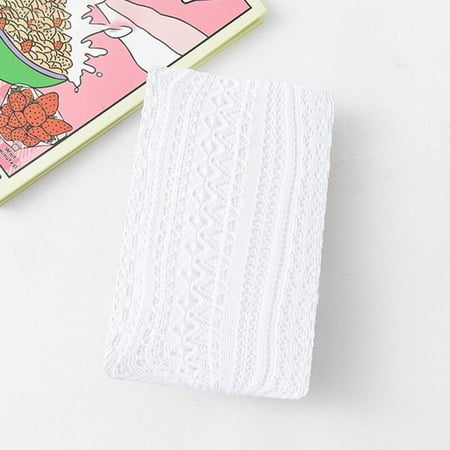 

Girls Cute Flower Mesh Net Pattern Thin Tights Solid Color White Black Pantyhose Stockings For Kids Children Girl Summer 1-8Y