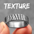 thumbnail image 3 of Anillos de acero inoxidable con textura geométrica retro para hombre y mujer, joyería punk, novedad en accesorios de moda de Stranger Things, regalo al por mayor, 3 of 5