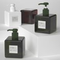 thumbnail image 4 of Modern Square Glass Refillable Foaming Hand Soap Dispenser Pump Bottle for Bathroom Vanities or Kitchen Sink, Countertops, 4 of 8