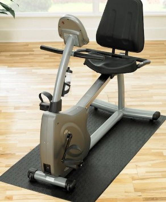 SuperMats - Recumbant Bike Mat - Competitor Vinyl - Home and Comm. Fitness Equipment Mat, 30" x 60"