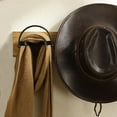 thumbnail image 3 of Cowboy Hat Rack Holder Hanger Wall Mount Black Hooks for Display(A Beautiful Gift), 3 of 6