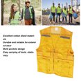 thumbnail image 4 of Chaleco de Ropa de Trabajo Voluntario para eventos Múltiples Bolsillos Amarillo, 4 of 7