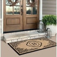 thumbnail image 7 of A1HC Natural Coir Monogrammed Floral Door Mat, 36"x72", Durable Anti-Shed Outdoor Door Mat, Heavy-Duty, Low-Profile, Easy to Clean, 7 of 7