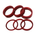 thumbnail image 4 of Bicycle Bike Headset Bicycle Front Fork Stem Ring Gasket Set Spacer Stem Top Cap Red, 4 of 7