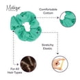 thumbnail image 4 of Motique Accessories Jumbo Cotton Scrunchie Hair Tie for Adult Women and Girls  - Mint, 4 of 5
