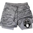 thumbnail image 1 of Anime Berserk Guts Men's Gym Shorts to Fitness 2 In 1 Quick Dry Performance Shorts Multiple Pockets Sports Short Pants Summer, 1 of 4
