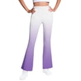 thumbnail image 2 of Cowsor Girls Flared Dress Pants – Soft Bell Bottom Uniform Pants for School or Daily Wear, 2 of 6
