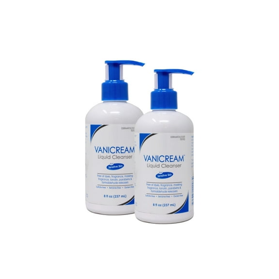 Vanicream, Liquid Cleanser, For Sensitive Skin, 8 fl oz Pack of 2