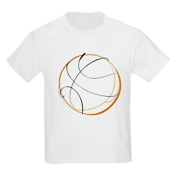 CafePress - BASKETBALL *9* {Orange} Kids Dark T Shirt - Light T-Shirt Kids XS-XL