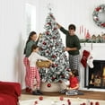 thumbnail image 3 of Árbol de Navidad Best Choice Products, forjado en nieve de 4,5 pies, 3 of 8