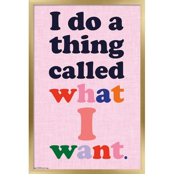 Sassy Saying Wall Poster, 14.725" x 22.375", Framed