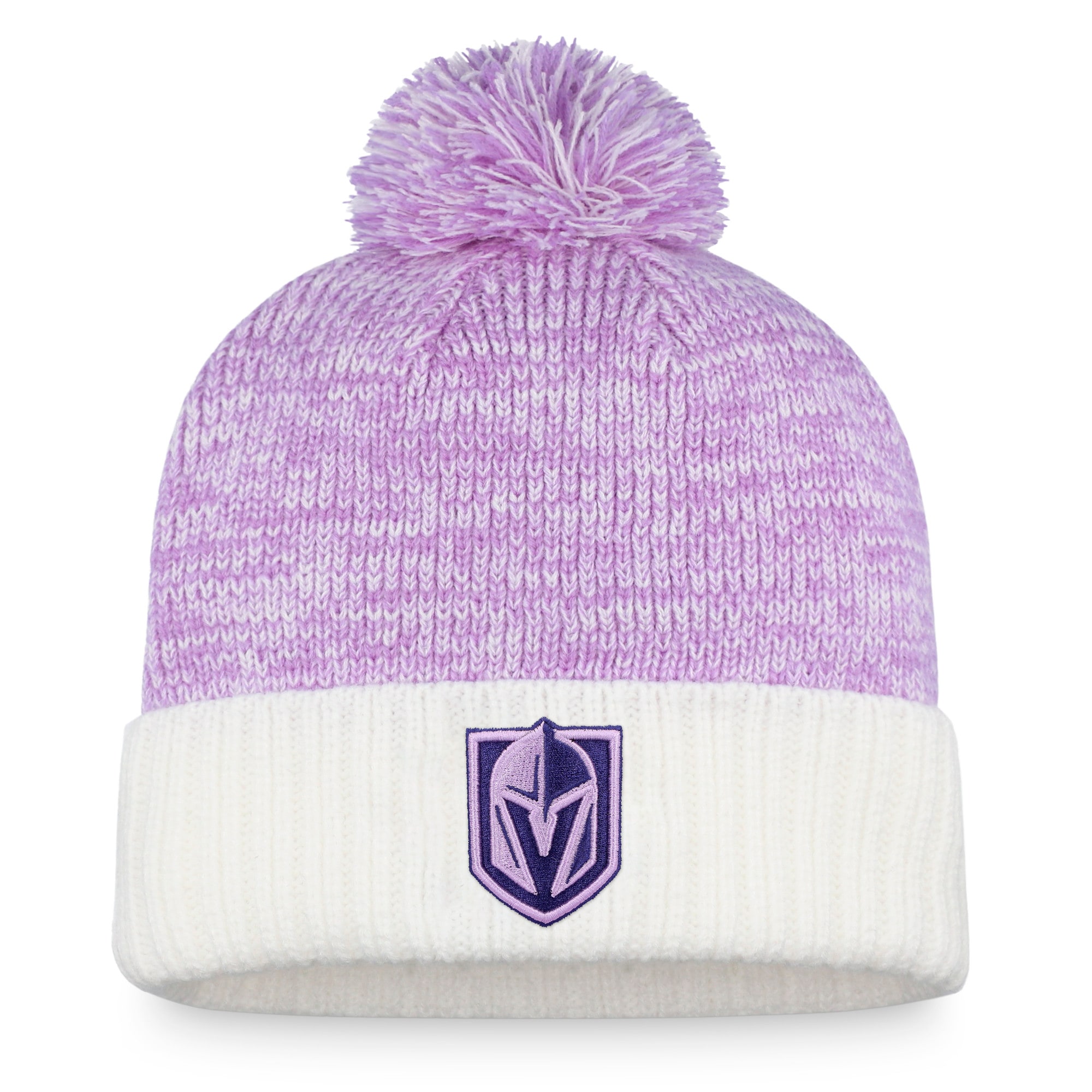 Cuffed Knit Hat with Pom - OSFA 