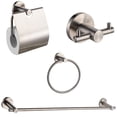 thumbnail image 1 of Juego de 4 Accesorios Para baño Rubinett Acero inóxidable 304 Satinado de Lujo, 1 of 7