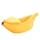 thumbnail image 1 of Bonita cama para gatos con forma de plátano, tamaño extragrande, suave y navideña, suministros encantadores para mascotas, gatos, gatitos, conejos, perros pequeños, color amarillo, 1 of 6