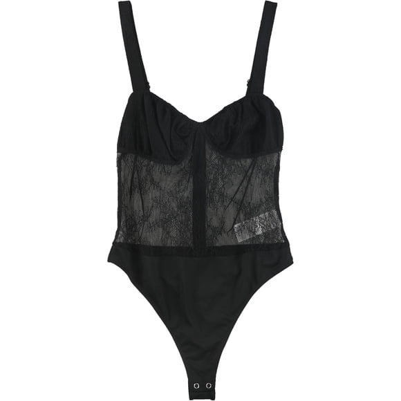 Mono de encaje para mujer Danielle Bernstein, negro, 6