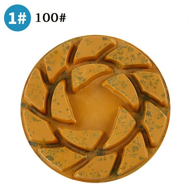 4 Inch 100mm Dry/wet Diamond 3 Step Polishing Pads for Granite Polishing Tool