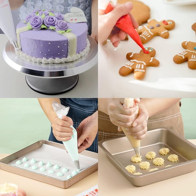 Large Thickened 100Pcs Disposable Tipless Piping Bags and Bag Icing Bags for Cookies Decorating Cupcake Electric Juice Extractor Fruit Juicer,Citrus Juicer,Cold Press Juicer,Manual Juicer,Kitchen Jui