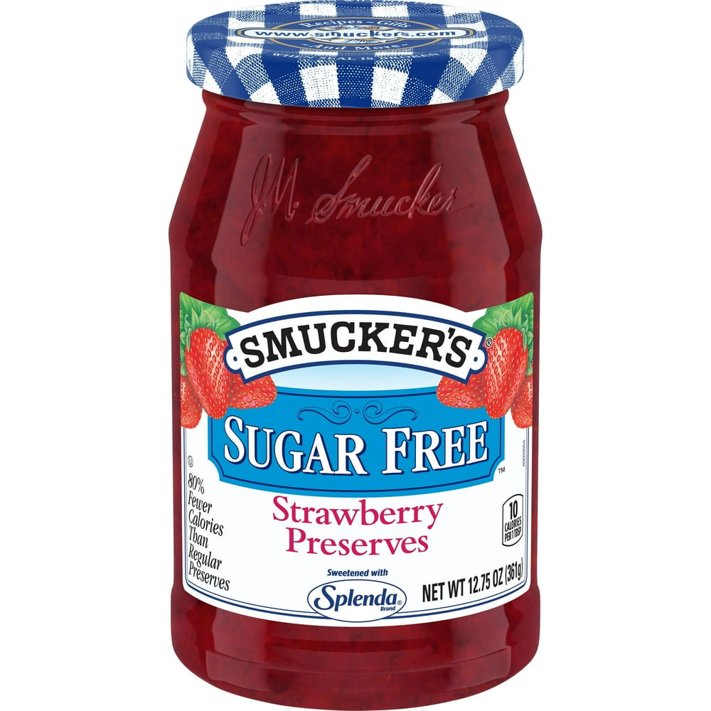 Smucker's Strawberry Sugar Free Preserves, 12.75Ounce
