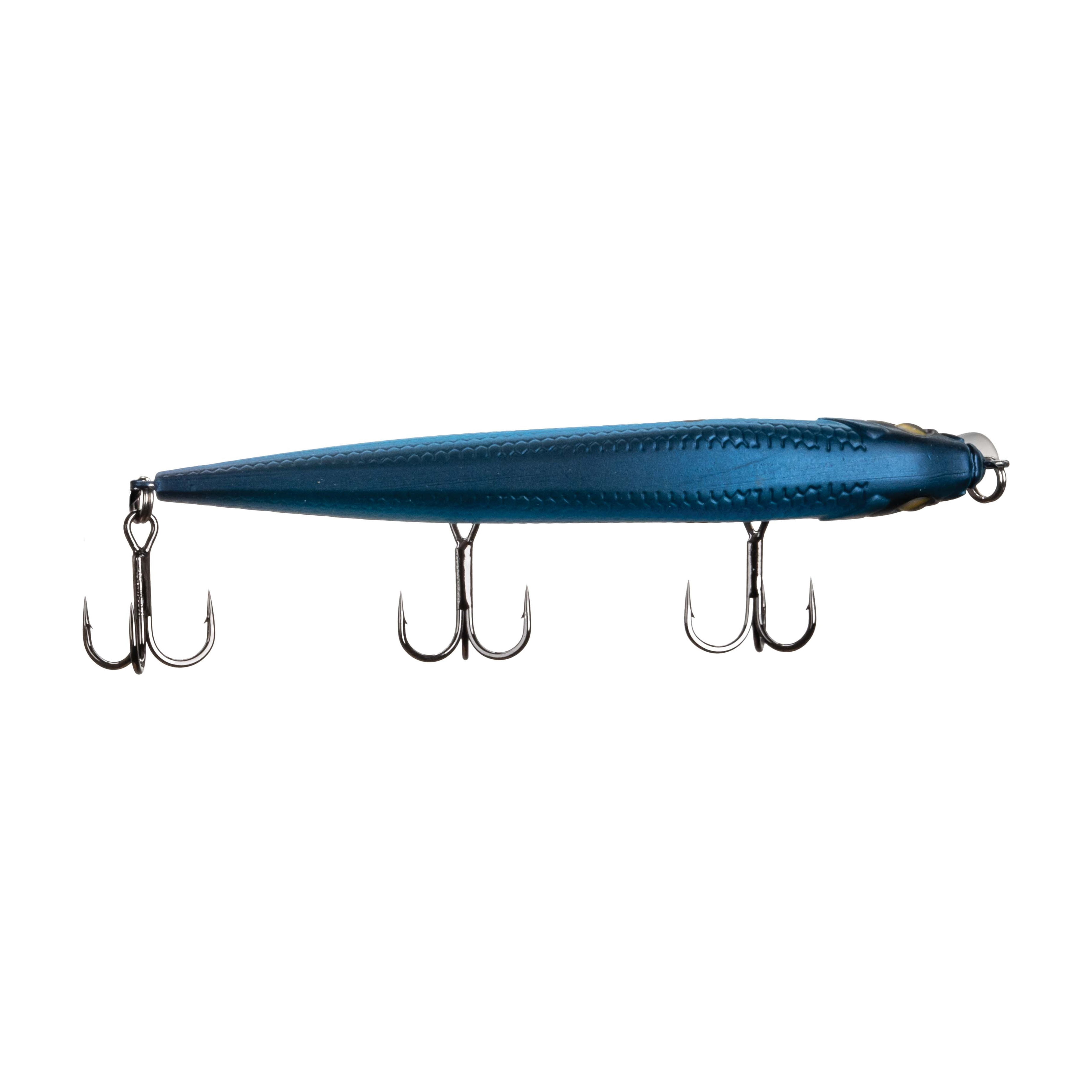 (2 pack) Ozark Trail Freshwater Minnow Fishing Lure, Midnight, 1 oz