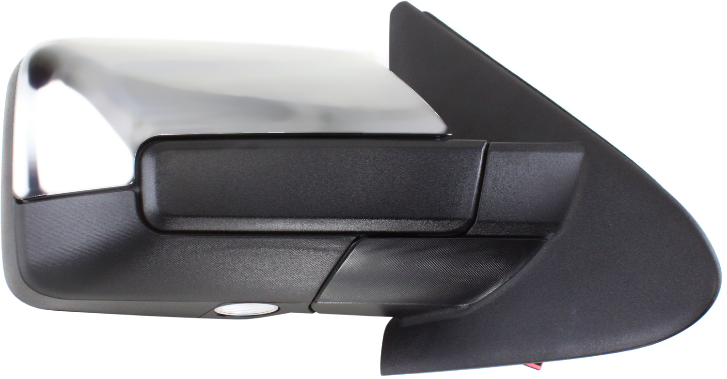 Mirror Compatible With 2009-2010 Ford Expedition Lincoln Navigator Right Passenger Side Heated In-housing Signal Light Chrome Kool-Vue
