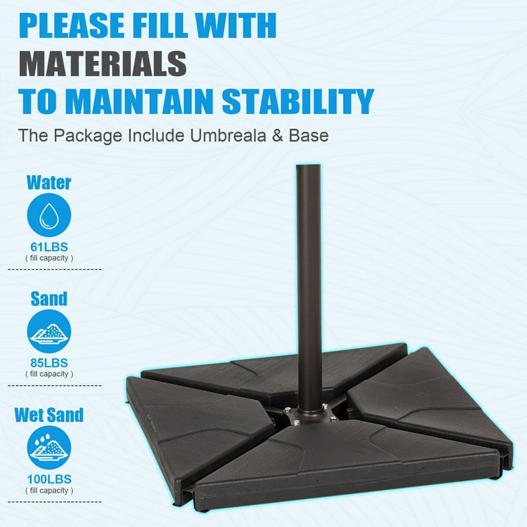 8 foot cantilever patio umbrella canada Treasure Garden 8'X11' Rectangular Replacement Canopy  The Galaxy with each moment reflecting family growth TMG Living 8-ft Square Offset