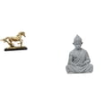 thumbnail image 1 of Figura de caballo,Escultura de caballo en miniatura coleccionable,Estatua de animal de adorno de caballo de resina para decoración del hogar,Estatua de mono,Estatua de Buda Mono para, 1 of 8