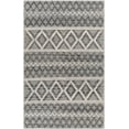 thumbnail image 2 of Hauteloom Yuka Recycled Material Living Room, Bedroom Area Rug - Bohemian, Transitional - Ivory, Charcoal, Light Slate - 5' x 7'6", 2 of 8