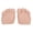 A, variant on Practice Fake Foot Model with Half Foot Design Movable Soft Silicone Prosthetic Manicure Tool for Nails Art Training