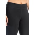 thumbnail image 5 of Fishers Finery Women's Ecofabric Athletic Yoga Ankle Legging; Cotton & Modal Blend (Black, S), 5 of 6