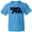 Pacific Blue, variant on Inktastic Montana Black Bear Silhouette Youth T-Shirt