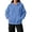 Blue01, variant on Hsovts Blue Hoodies for Women Long Sleeve Hooded Sweatshirts Essentials Oversized Fleece Hoodie with Drawstring Heavyweight Pullover Hoodies 2XL