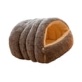 thumbnail image 2 of Cama para gatos, saco de dormir para mascotas, cojín grueso, suave y cálido, nido para perros pequeños, suministros para mascotas, cachorros, gatos de M, 2 of 10