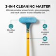 thumbnail image 3 of Window Screen Cleaning Brush, Upgraded Window Screen Cleaner for Mesh Screens, Detachable Handle Cleaning Tool for Patio Door and Window Screens, Blue, 3 of 7