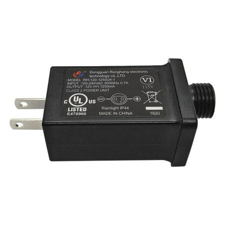 

VBVC 12V 1A Class 2 Power Supply Led Transformer Replacement for String Light Inflatable Device